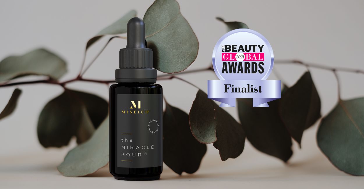 Celebrating Excellence: MIRACLE POUR Serum Named Finalist in the 2021 Pure Beauty Global Awards